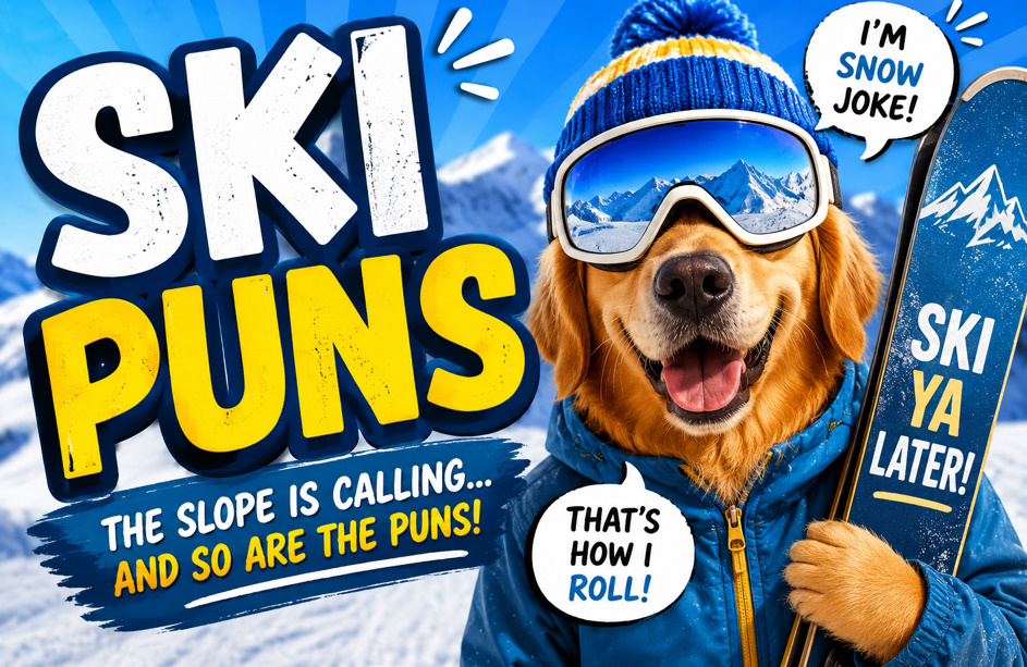 Funny Ski Puns, Skiing Jokes, Jet Ski Puns & Instagram Captions