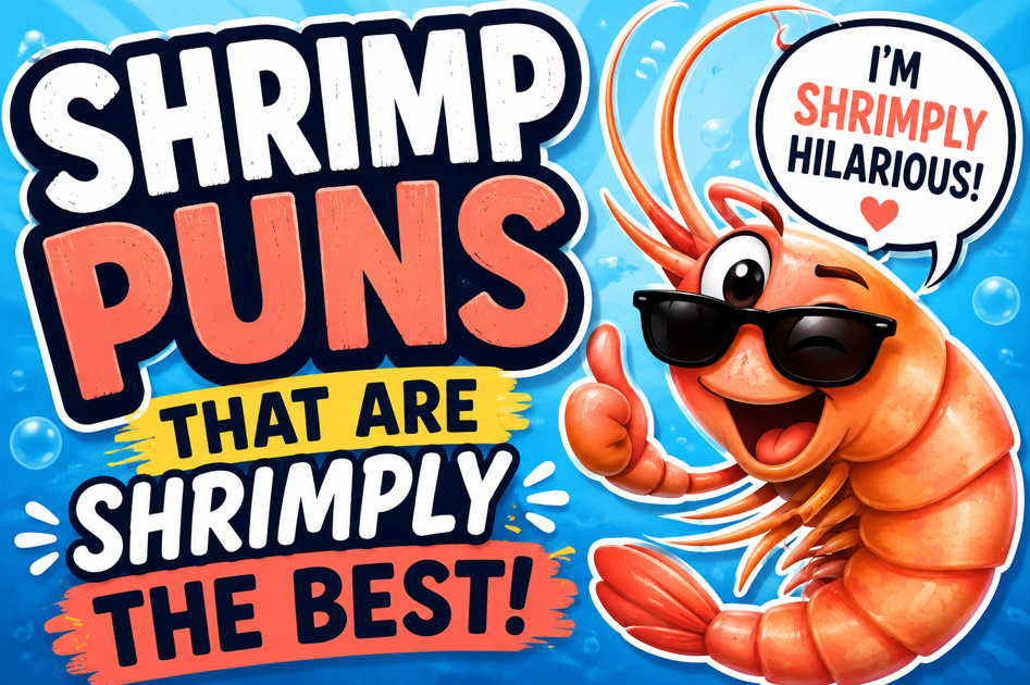 Shrimp Puns Collection: Funny Shrimp Jokes, Captions, Names & One-Liners