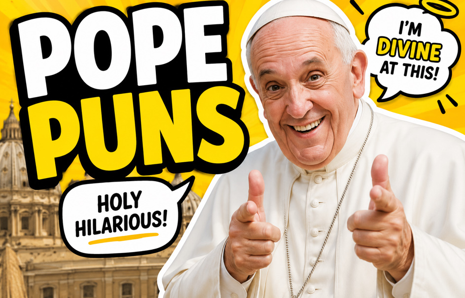 Pope Puns Collection 😇⛪ | Funny One-Liners, Reddit & Adult Pope Jokes
