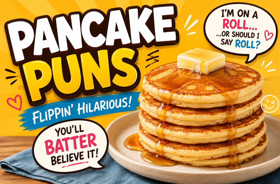 Ultimate Pancake Puns, Jokes & Captions | Funny Breakfast Humor Collection