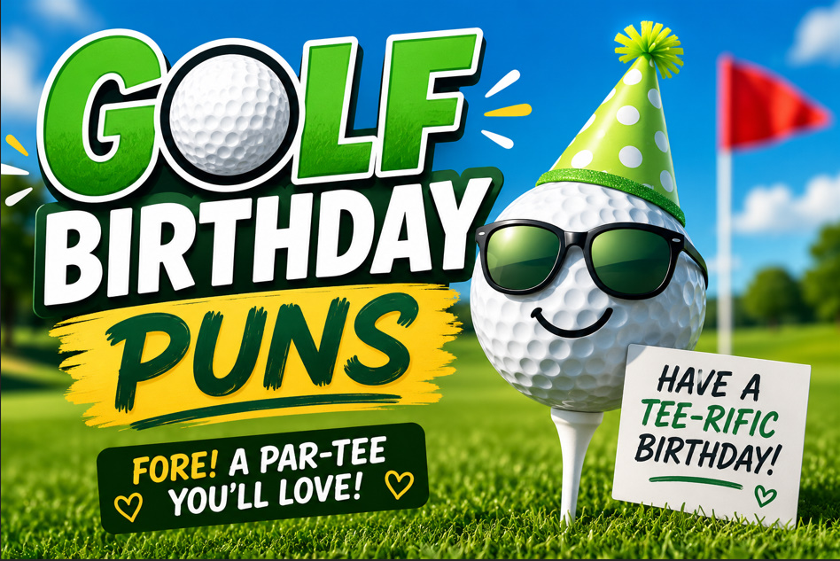 Golf Birthday Puns: Funny Wishes, Captions & One-Liners