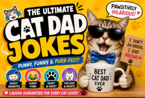 Cat Dad Jokes Collection: Funny, Short, Reddit & Kids Cat Humor 😹