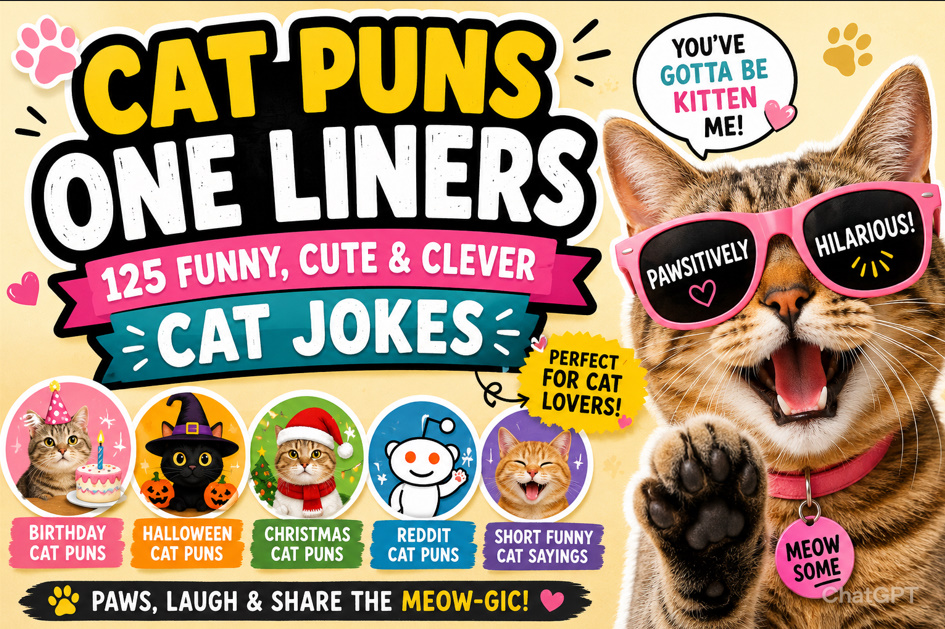 Cat Puns One Liners