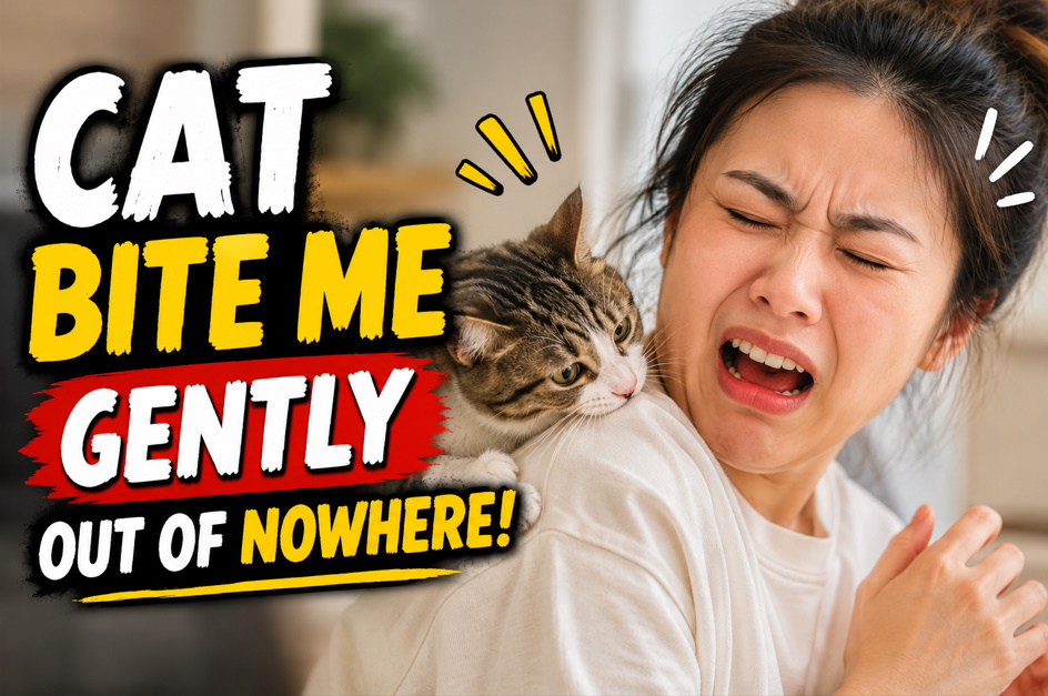 Why Does My Cat Bite Me Gently Out of Nowhere