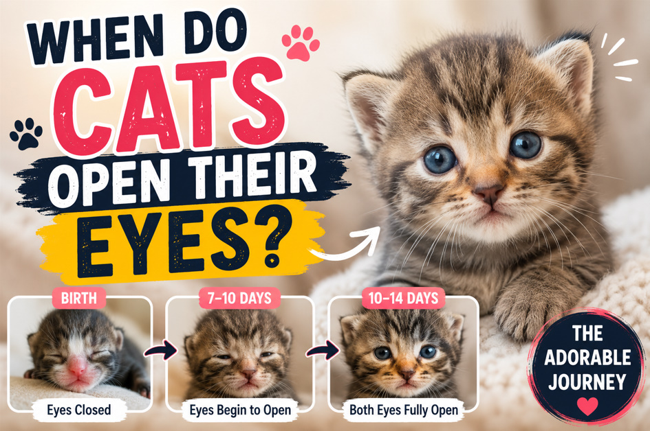When Do Cats Open Their Eyes