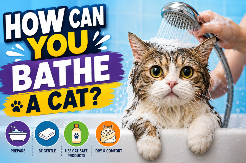 How Can You Bathe a Cat